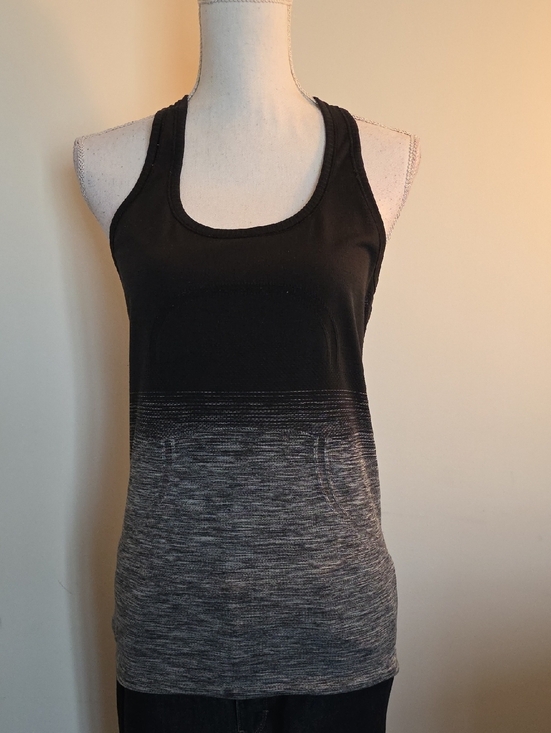 lululemon athletica Tops - lululemon athletica Black to Heather Gray Ombre Racerback Tank